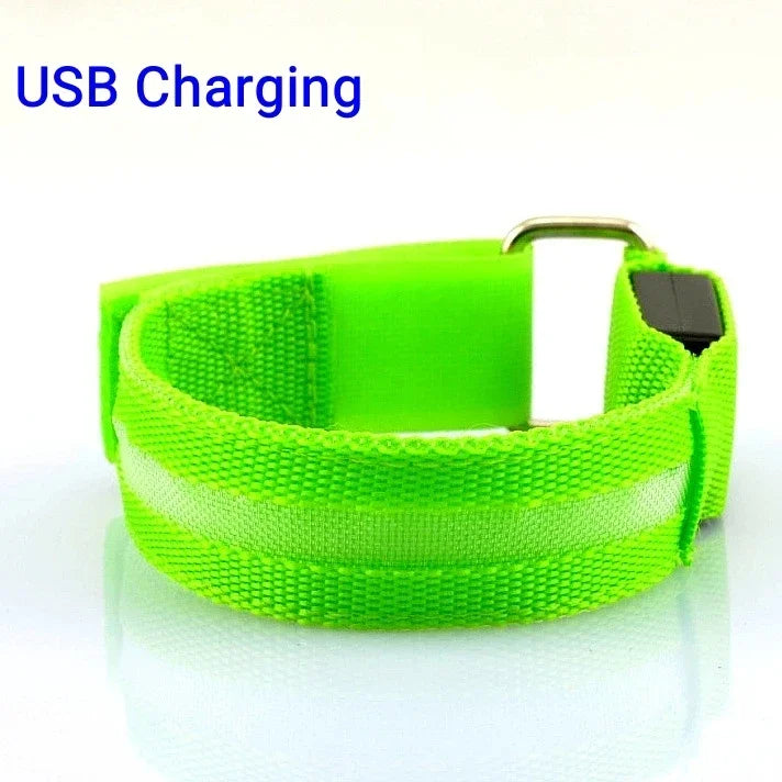 Brazalete LED de Seguridad para Deporte Nocturno