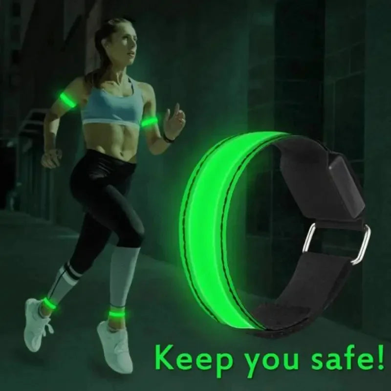 Brazalete LED de Seguridad para Deporte Nocturno