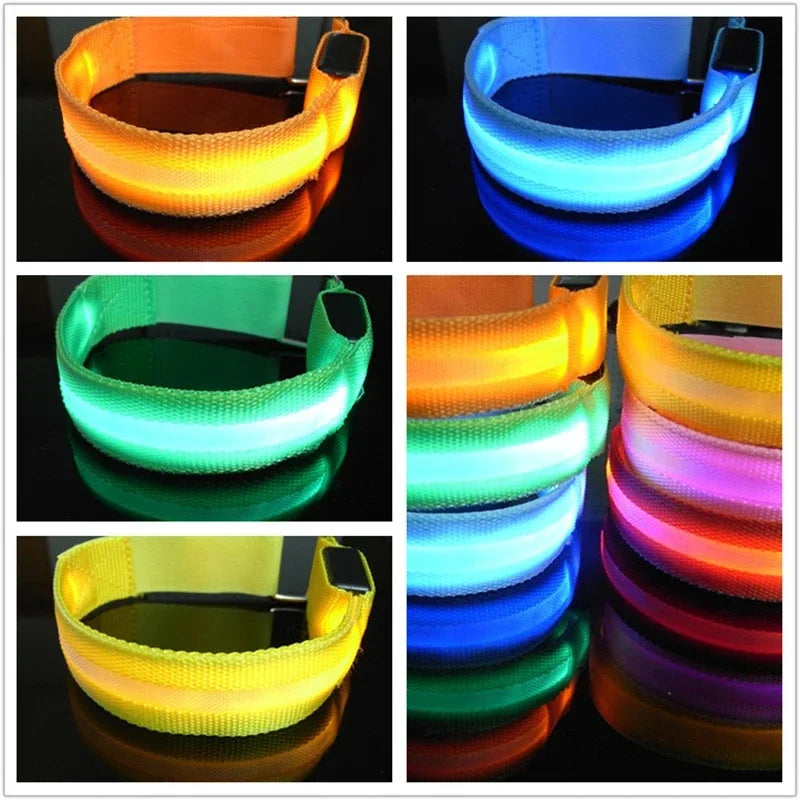 Brazalete LED de Seguridad para Deporte Nocturno