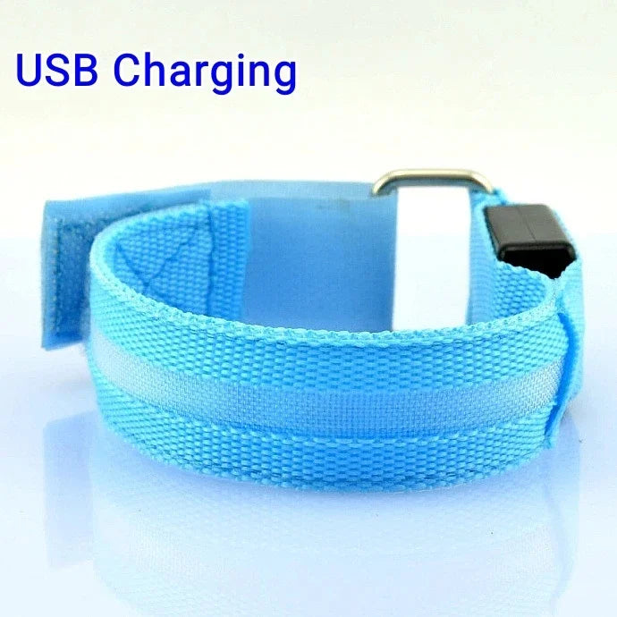 Brazalete LED de Seguridad para Deporte Nocturno