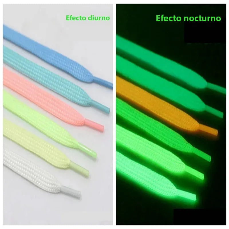 Cordones para patines luminosos en la oscuridad