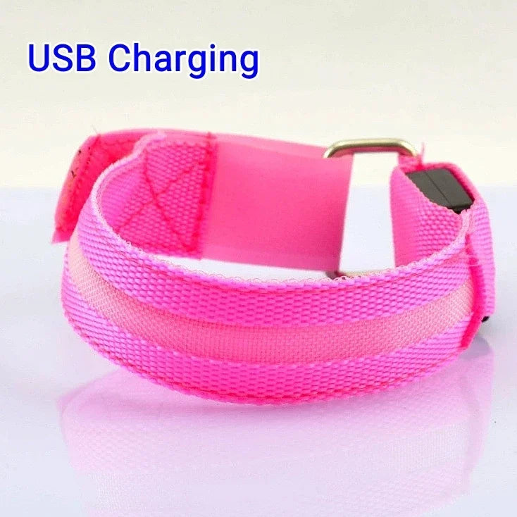 Brazalete LED de Seguridad para Deporte Nocturno