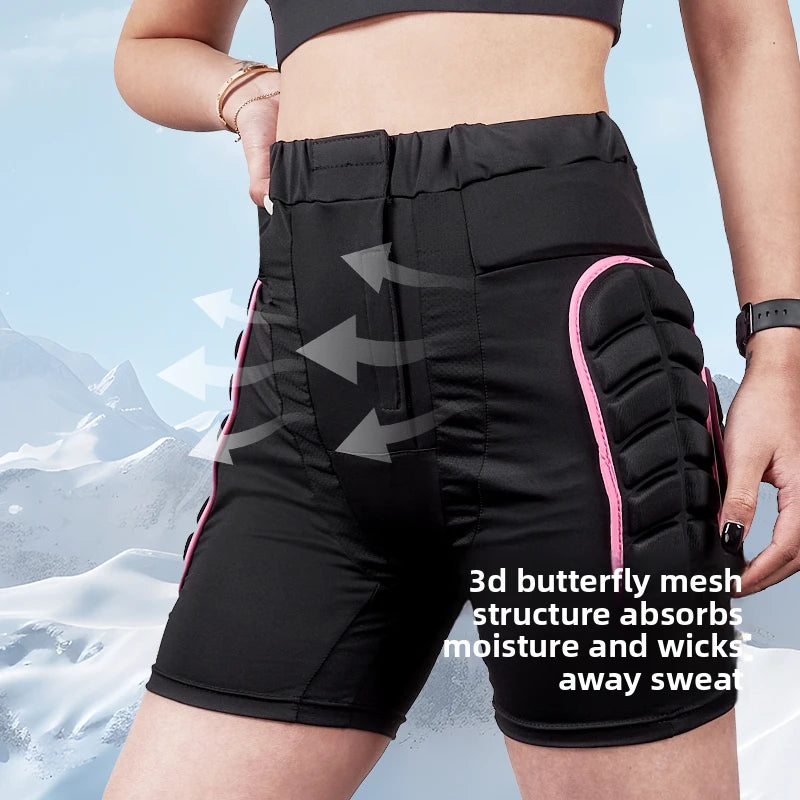 Pantalón Corto con protección de cadera y coxis para Mujer.
