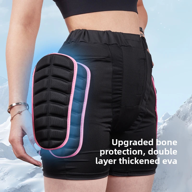 Pantalón Corto con protección de cadera y coxis para Mujer.